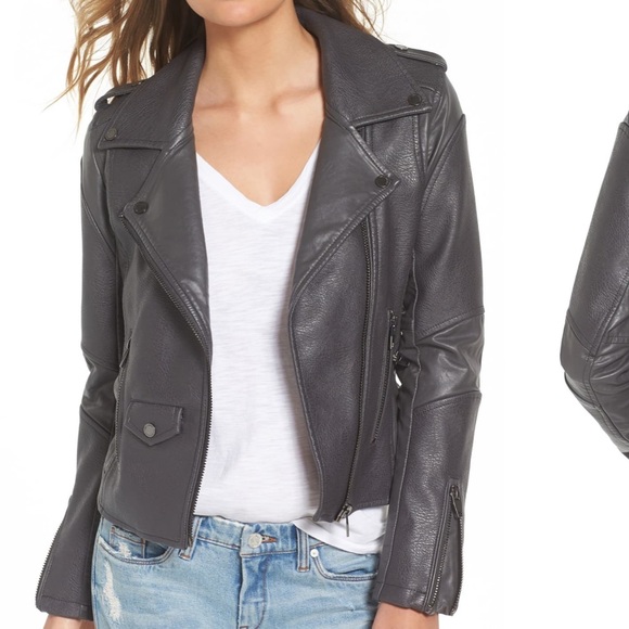 Blank NYC Jackets & Blazers - Blank NYC Easy Rider Faux Leather Moto Jacket